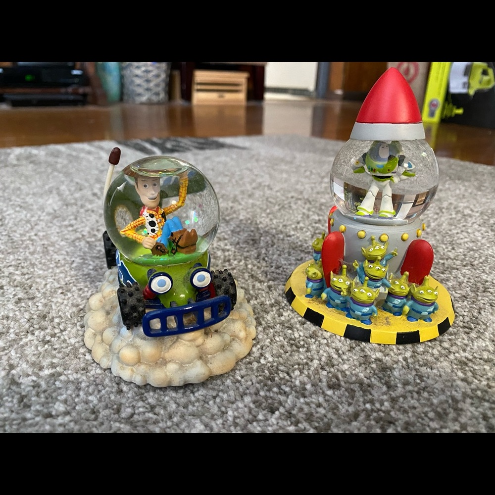 Vintage Toy Story Snowglobe Figures